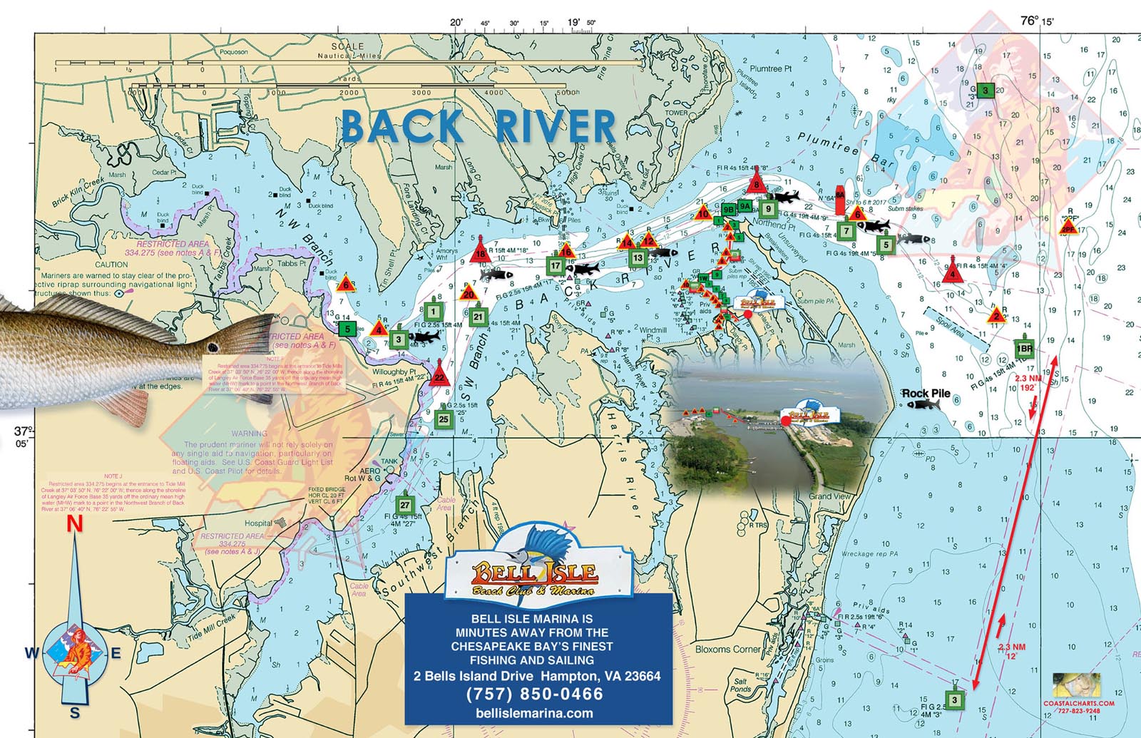 Boating Directions for Bell Isle Marina